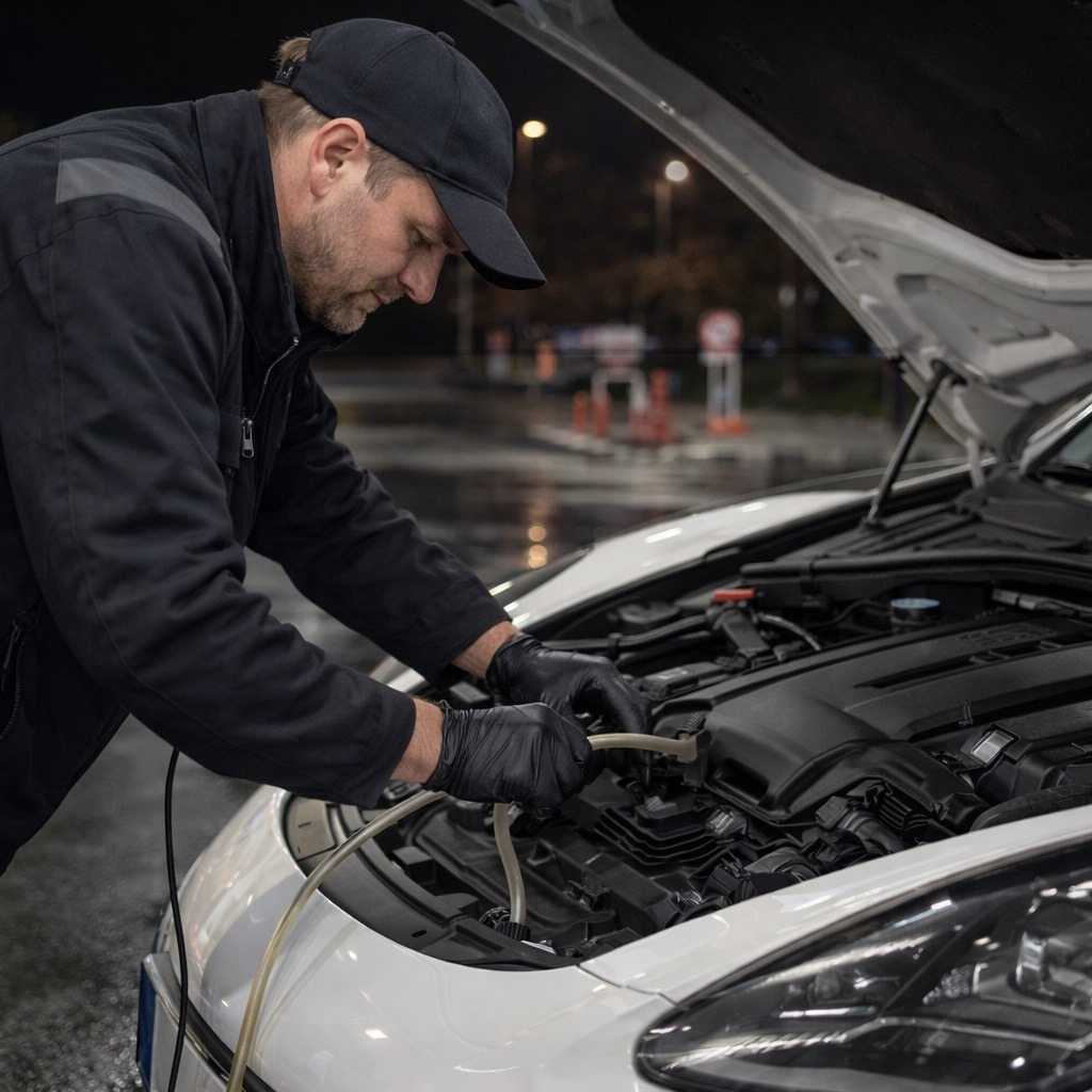 Sipali ste pogrešno gorivo?
🚫 NE PALITE AUTO.
Najveća šteta nastaje kada se motor upali i pogrešno gorivo prođe kroz sistem.
✔️ Dolazimo na lokaciju
✔️ Bez šlepanja (u većini slučajeva)
✔️ Pražnjenje rezervoara i sistema
✔️ Brza intervencija 24/7 – Beograd
Što brže reagujete – manja je šteta.
📞 Pozovite odmah
065/3266801
#pogresnosipanogorivo #benzinudizel #dizelubenzin #psg #beograd #hitnapomoc